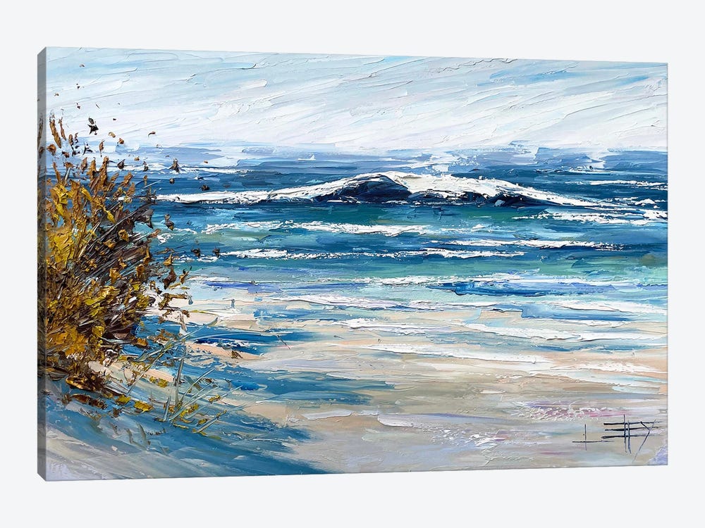 Shimmering Shores by Lisa Elley 1-piece Canvas Print