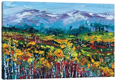 Hues Of Fall Canvas Art Print - Lisa Elley