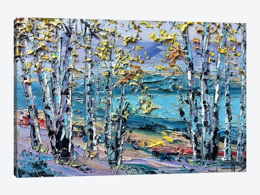 Autumn Dream Fall Trees by Lisa Elley 1-piece Canvas Art
