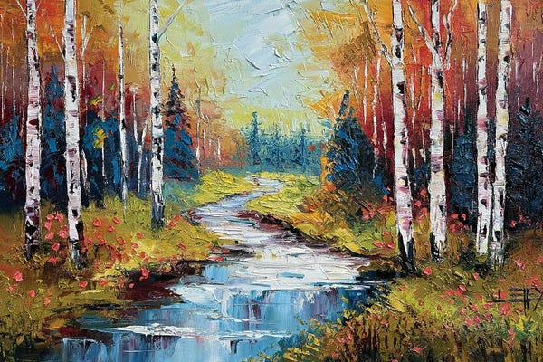 Aspen Trees: Fall Enchantment by Lisa Elley