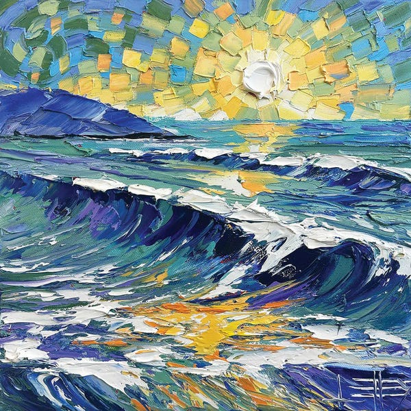 Lisa Elley: Waves Of Van Gogh by Lisa Elley