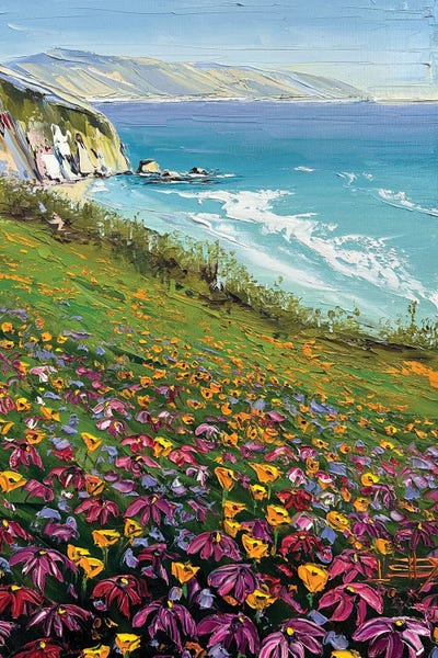 Bliss On The Coast by Lisa Elley canvas print