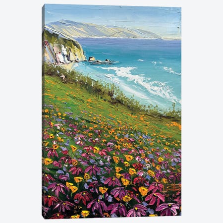 Bliss On The Coast Canvas Print #LEL882} by Lisa Elley Canvas Artwork