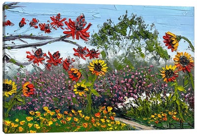 Garden Reverie Canvas Art Print - Lisa Elley