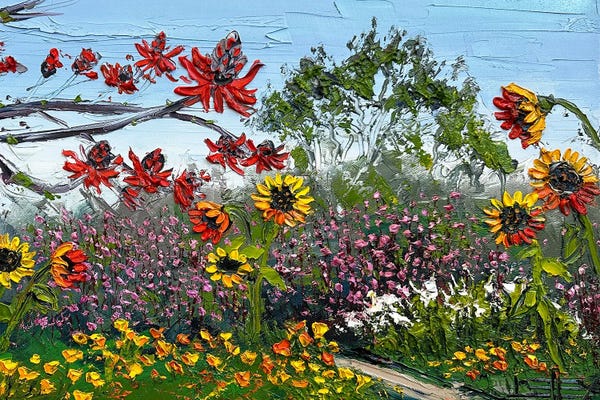 Fine Art Print: Garden Reverie by Lisa Elley