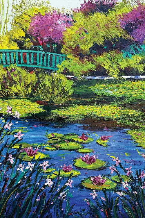 Waterlily Garden by Lisa Elley wall art