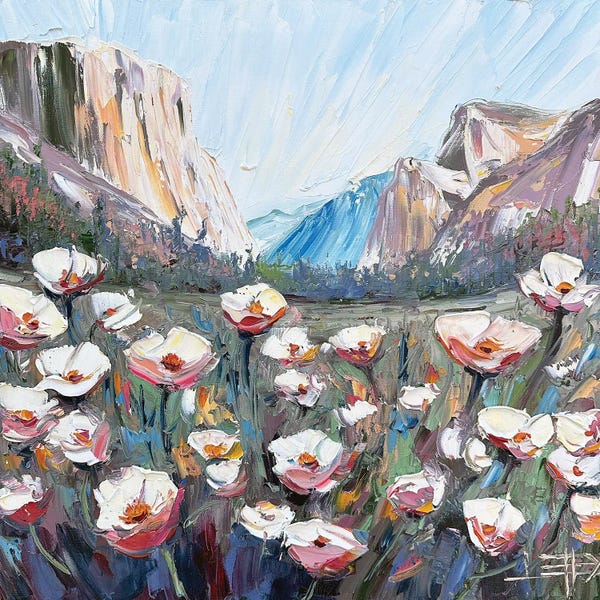 Lisa Elley: Yosemite Mood Landscape by Lisa Elley