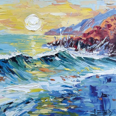 Emerald Coast by Lisa Elley art print