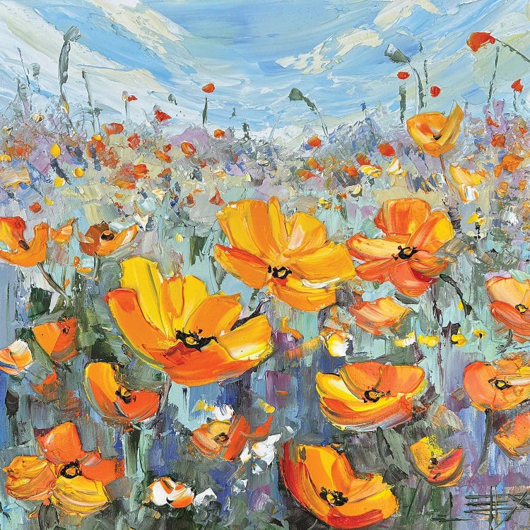 Poppy View by Lisa Elley wall art