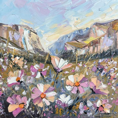 Yosemite Bloom by Lisa Elley multi panel art