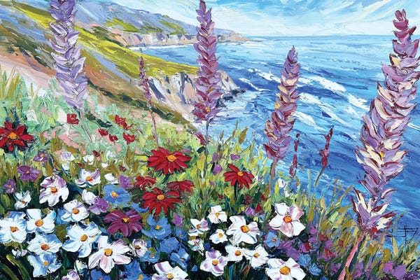 Coastal Wildflower Lagoon
