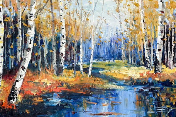 Aspen Trees | Birch Trees: Elegance Of Fall by Lisa Elley