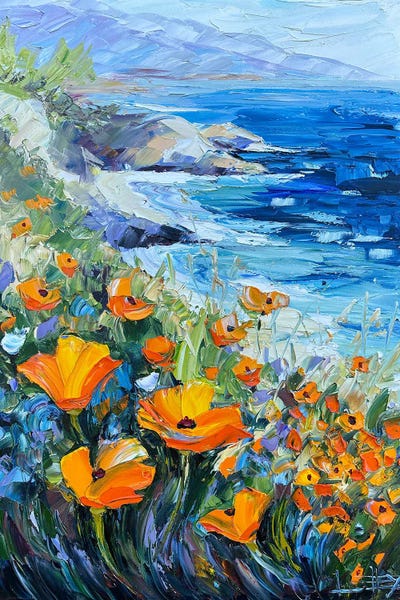 California: Van Gogh At The Coast by Lisa Elley