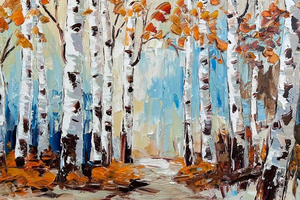 Aspen Trees | Birch Trees: Effervescence Of Fall by Lisa Elley