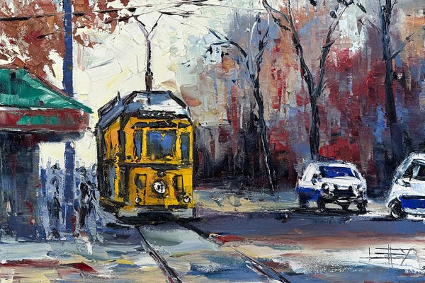 Lisa Elley: San Francisco Cable Car by Lisa Elley
