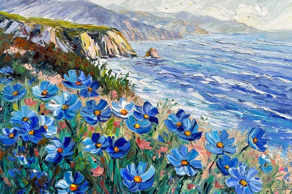 Cosmos: Blue Ocean Reverie by Lisa Elley