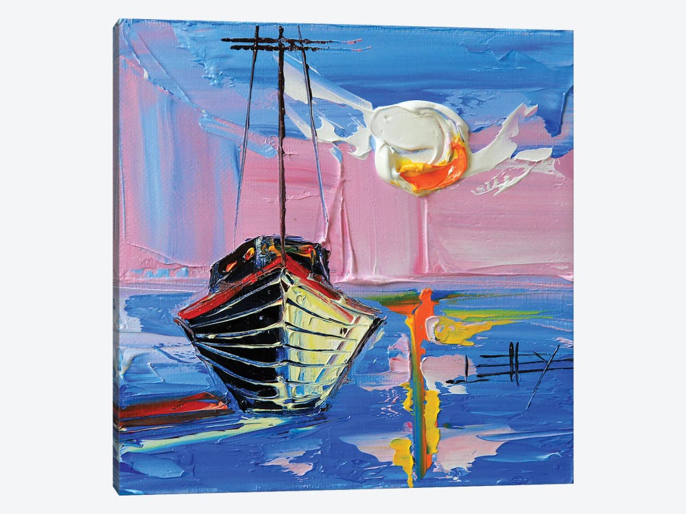 Monterey Sunset by Lisa Elley 1-piece Canvas Art Print