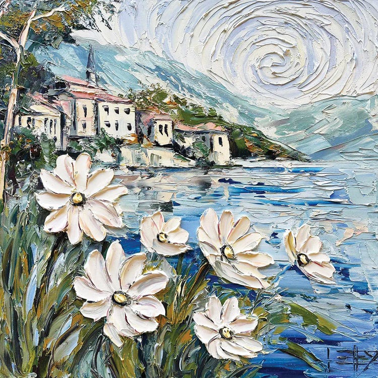 Breath Of Lake Como by Lisa Elley wall art