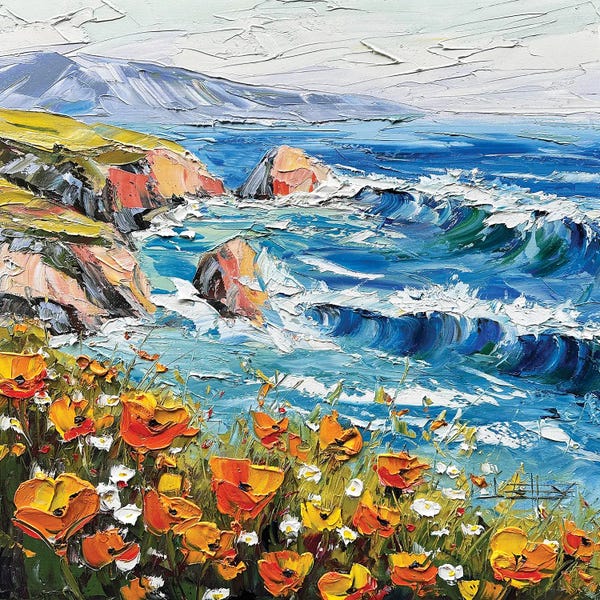 Rocky Beaches: Poppy Tides by Lisa Elley