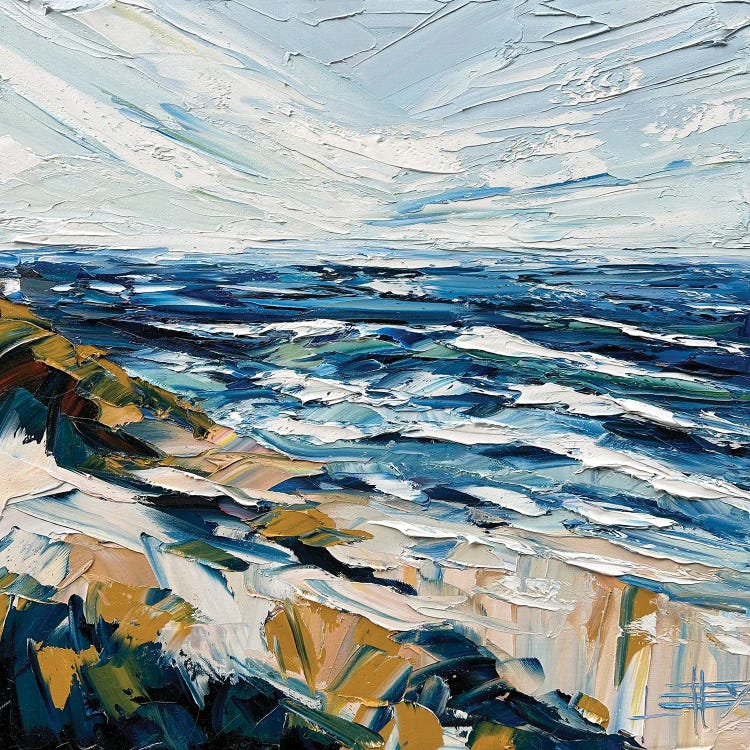 Where Sky Meets Sea by Lisa Elley wall art