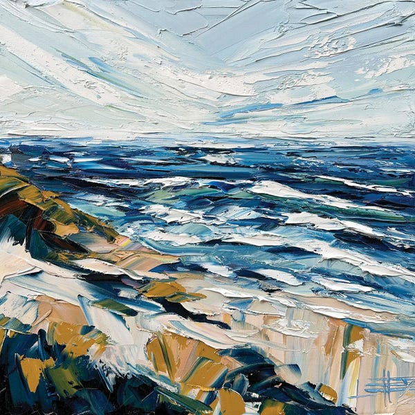 Contemporary Coastal: Where Sky Meets Sea by Lisa Elley