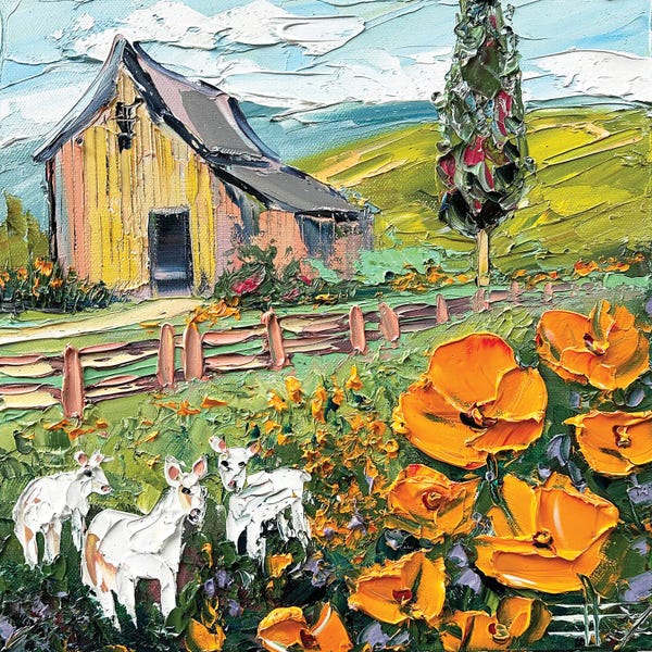 Farms: Morning In The Hollow by Lisa Elley