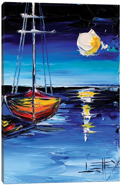 Moonlit Dream Canvas Art Print - Lisa Elley