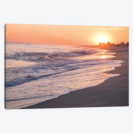 Sunset, Madaket Beach, Nantucket, Massachusetts, USA Canvas Print #LEN4} by Lisa S. Engelbrecht Canvas Art Print