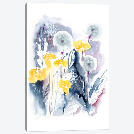 Dandelions Canvas Print #LES103} by Lesia Binkin Canvas Art