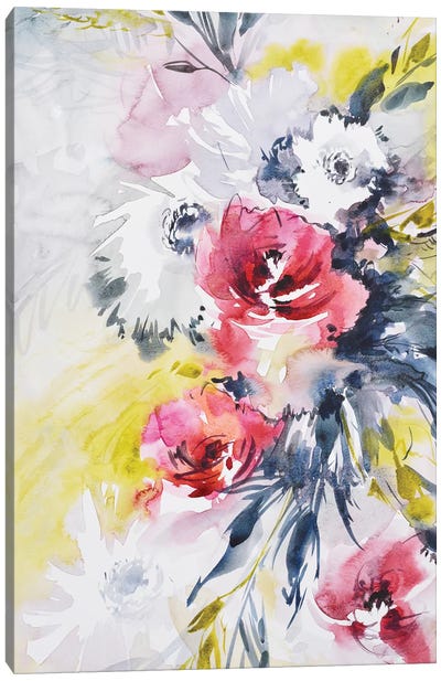 Grace Canvas Art Print - Bouquet Art