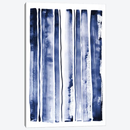 Blue Rain II Canvas Print #LES142} by Lesia Binkin Canvas Wall Art