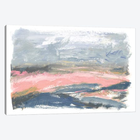 Pink Fields Canvas Print #LES176} by Lesia Binkin Canvas Artwork