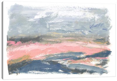 Pink Fields Canvas Art Print - Lesia Binkin