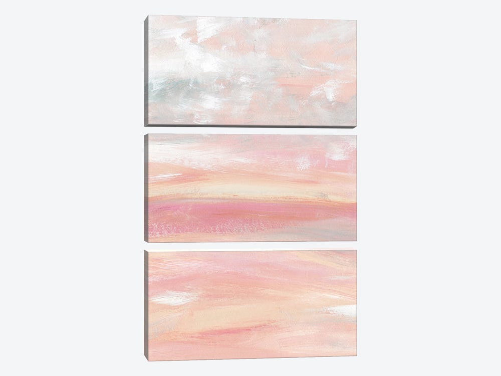 Pink Ocean by Lesia Binkin 3-piece Art Print