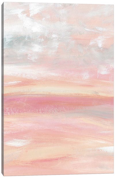 Pink Ocean Canvas Art Print - Lesia Binkin