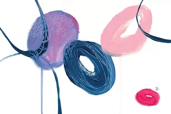 Circular Abstract: Together by Lesia Binkin