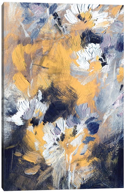 Yellow Night Canvas Art Print - Lesia Binkin