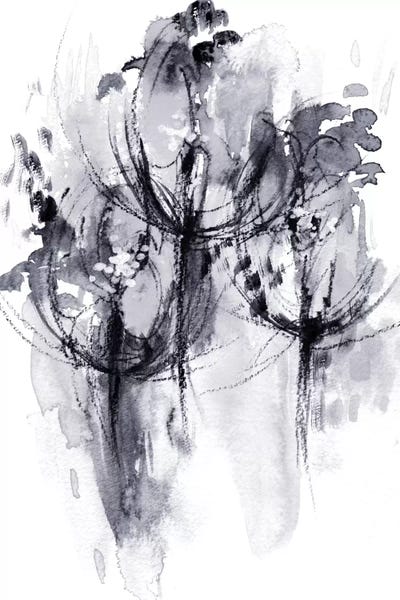 Abstract Watercolors: The Night by Lesia Binkin