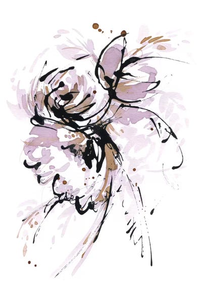 Abstract Watercolors: Windy Day by Lesia Binkin