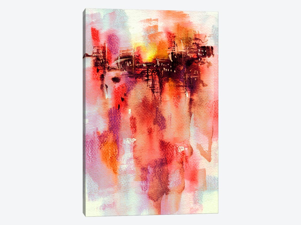 City Sunset by Lesia Binkin 1-piece Canvas Art