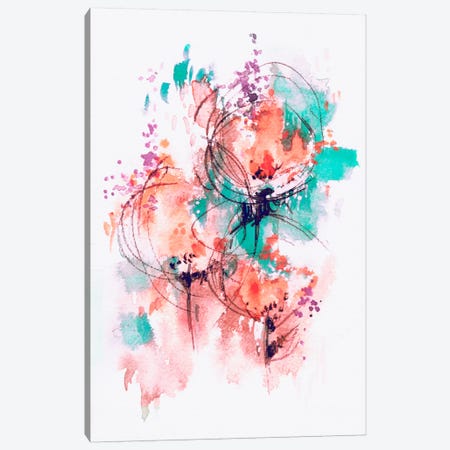 Flower Fire Canvas Print #LES42} by Lesia Binkin Canvas Print