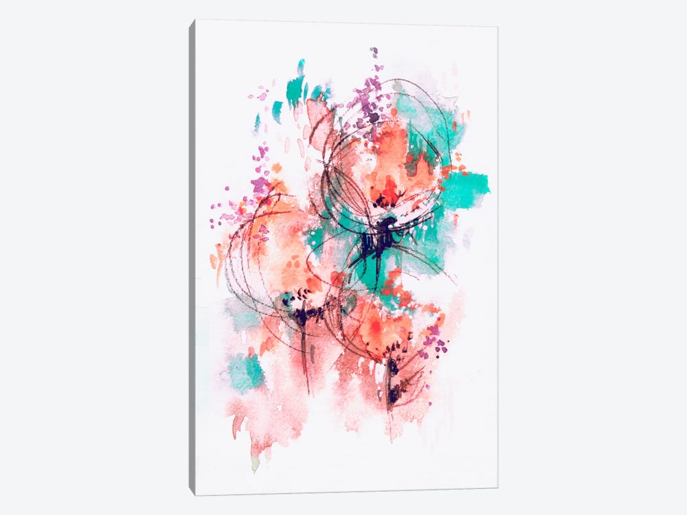 Flower Fire by Lesia Binkin 1-piece Canvas Print