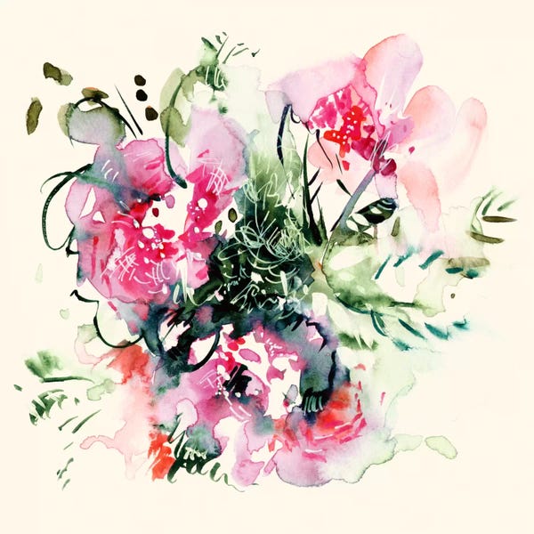 Abstract Watercolors: Holiday by Lesia Binkin