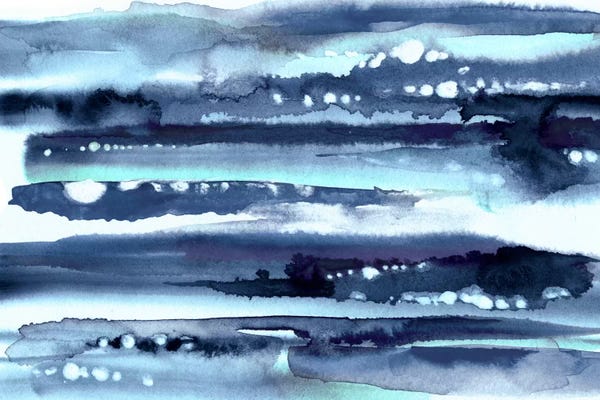 Abstract Watercolors: Horizont I by Lesia Binkin