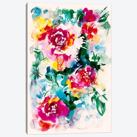 Lake Of Colors Canvas Print #LES48} by Lesia Binkin Art Print