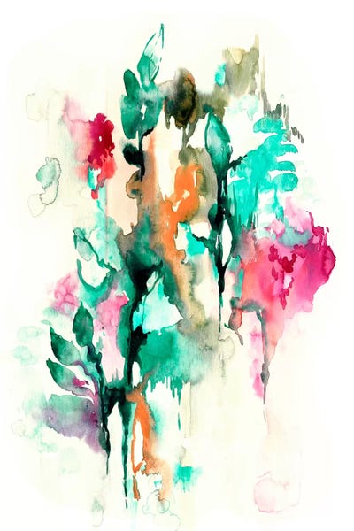 Abstract Watercolors: Moonlight Jade by Lesia Binkin