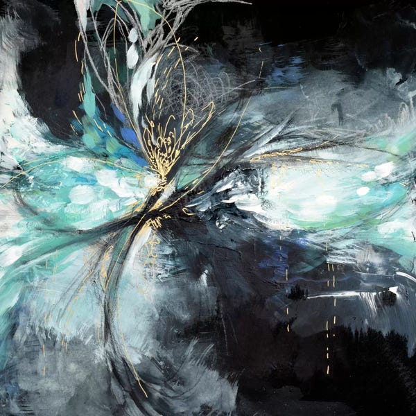 Abstract Watercolors: Windy Night by Lesia Binkin