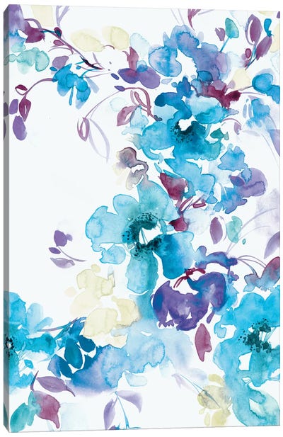 Blue Bouquet I Canvas Art Print - Lesia Binkin