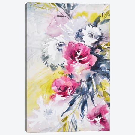 Colorful Bouquet I Canvas Print #LES77} by Lesia Binkin Canvas Art Print