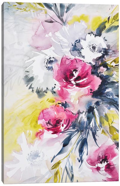 Colorful Bouquet I Canvas Art Print - Lesia Binkin